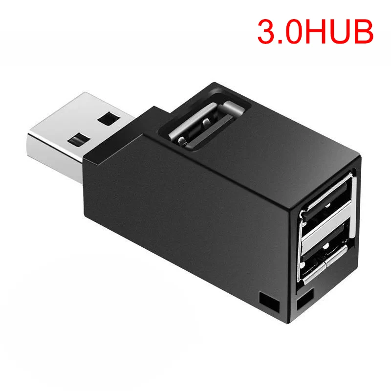 USB 3.0 Мини USB 3,0 2,0 концентратор для Xiaomi 3 Порты и разъёмы несколько Порты Разветвитель USB автомобильный адаптер USB HUB 2,0 3,0 высокое Скорость планшет ноутбук компьютер - Цвет: USB 3.0