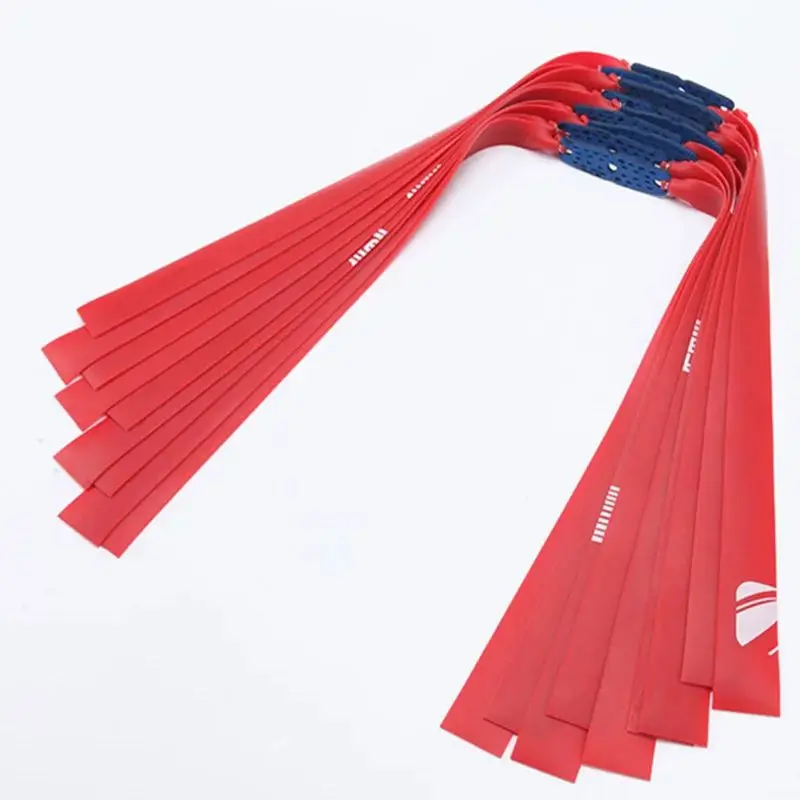 Рогатка 5 шт. плоская резиновая лента толщиной 0 55-0 8 мм 6 цветов катапульта из