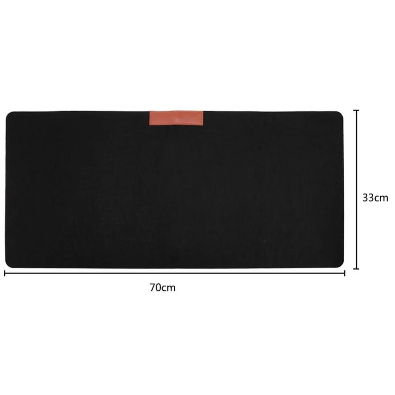 

Large Office Computer Desk Mat Modern Table Keyboard Mouse Pad Wool Felt Laptop Cushion Desk Mat Gamer Mousepad Mat 700*330mm