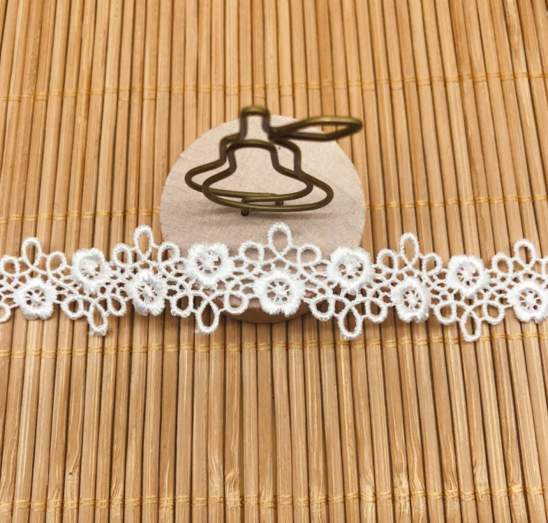 5 ярдов Ширина 2 1 см высококачественные черные и белые вышитые аксессуары для