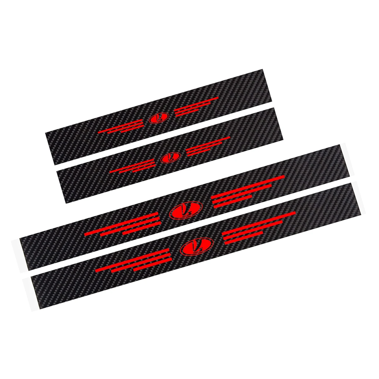 Наклейка на дверь автомобиля из углеродного волокна 4 шт. Защитная для lada VESTA niva