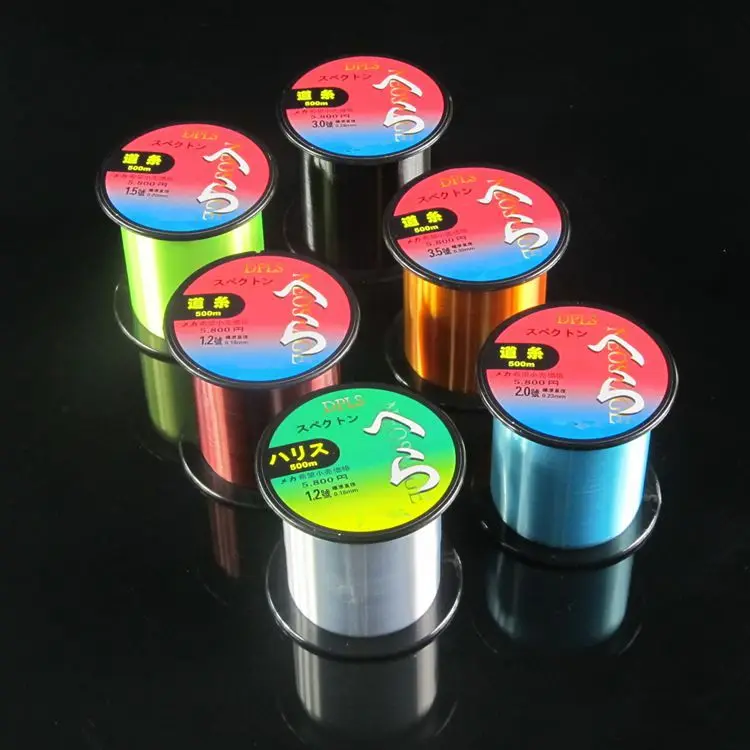 500 м мононить Полиэтиленовая удочка для морской рыбалки сверхпрочная леска