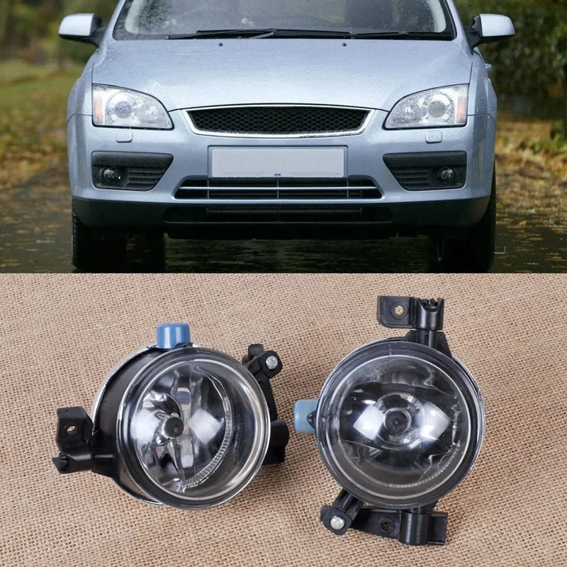 

NEW-LED Left +Right Side Fog Lights Lamp H8 Fog Lamp Assembly for Ford Focus 2005-2007 3M51-15K201-AA 3M51-15K202-AA