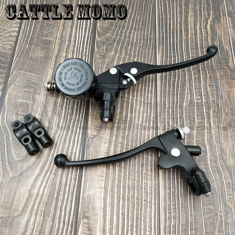 

Мотоциклетный Гидравлический тормозной цилиндр 7/8 дюйма 22 мм, основной цилиндр, резервуар, рычаг сцепления для Honda Yamaha Suzuki Kawasaki CB400SS CB600 CB900