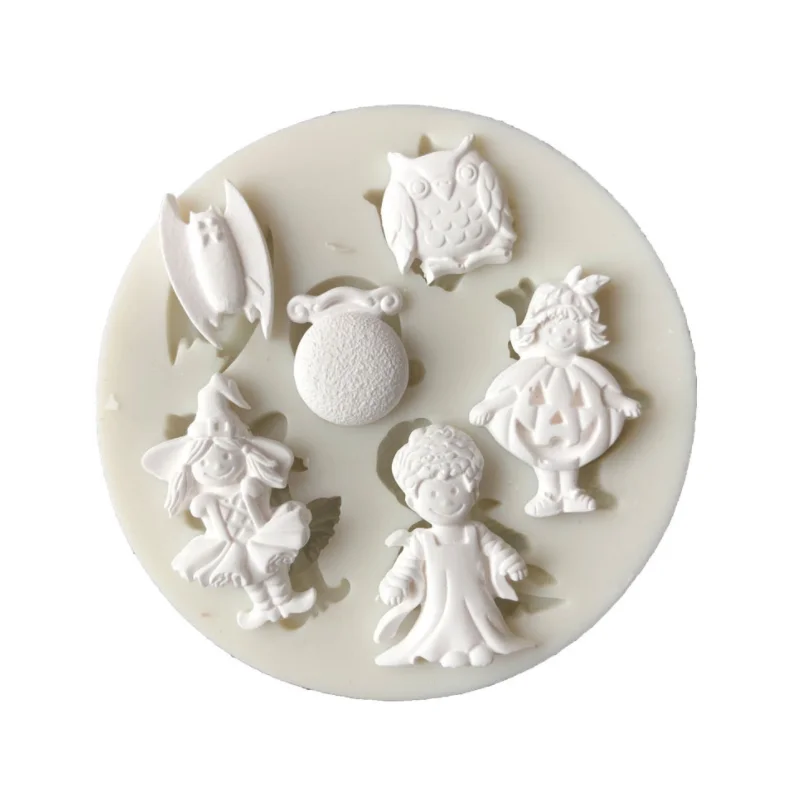 

Силиконовая форма серии Хэллоуин, инструменты для украшения торта, форма для десерта и шоколада