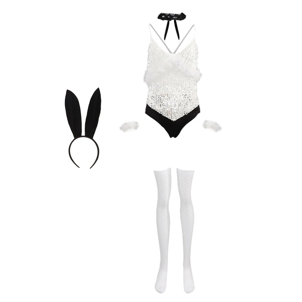 

Womens Lingerie Rabbit Girls Cosplay Costume Underwear Babydoll Lingerie