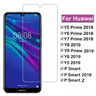 Закаленное стекло для Huawei Y5 Y6 Y7 Prime Pro Y9 2019, 2 шт., Защитное стекло для Huawei P Smart Z 2019 y3, защитная пленка