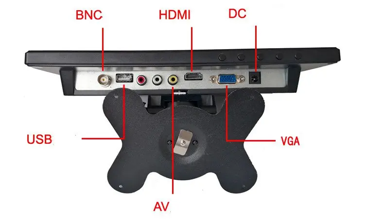 AutoSee 10 1 дюймовый HD TFT ЖК экран монитор с поддержкой AV VGA HDMI видео|Мониторы для авто|