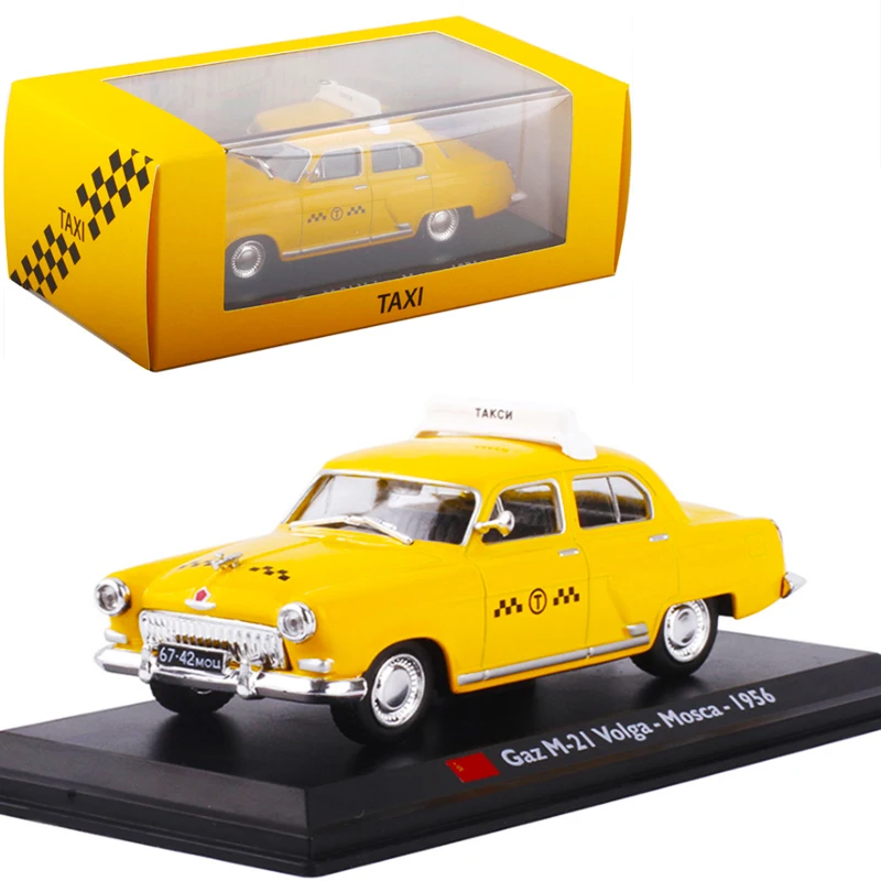 1:43 статическая модель 1956 Московского такси литая под давлением классическая