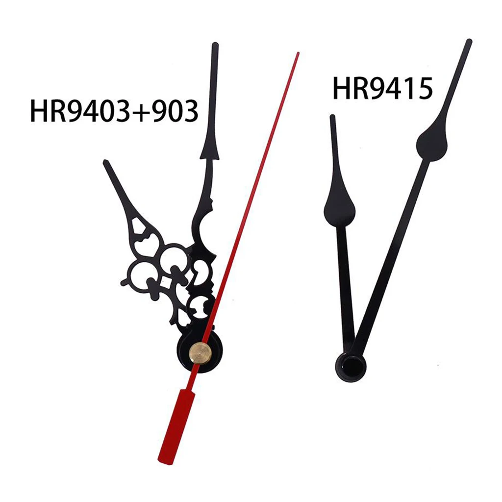 Бесшумные настенные часы кварцевые игольчатый механизм черные и красные ручные