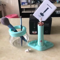 makeup brush cleaner fast automatic electric convenient quick dry silicone makeup brushes washing cleanser machine cleaning tool