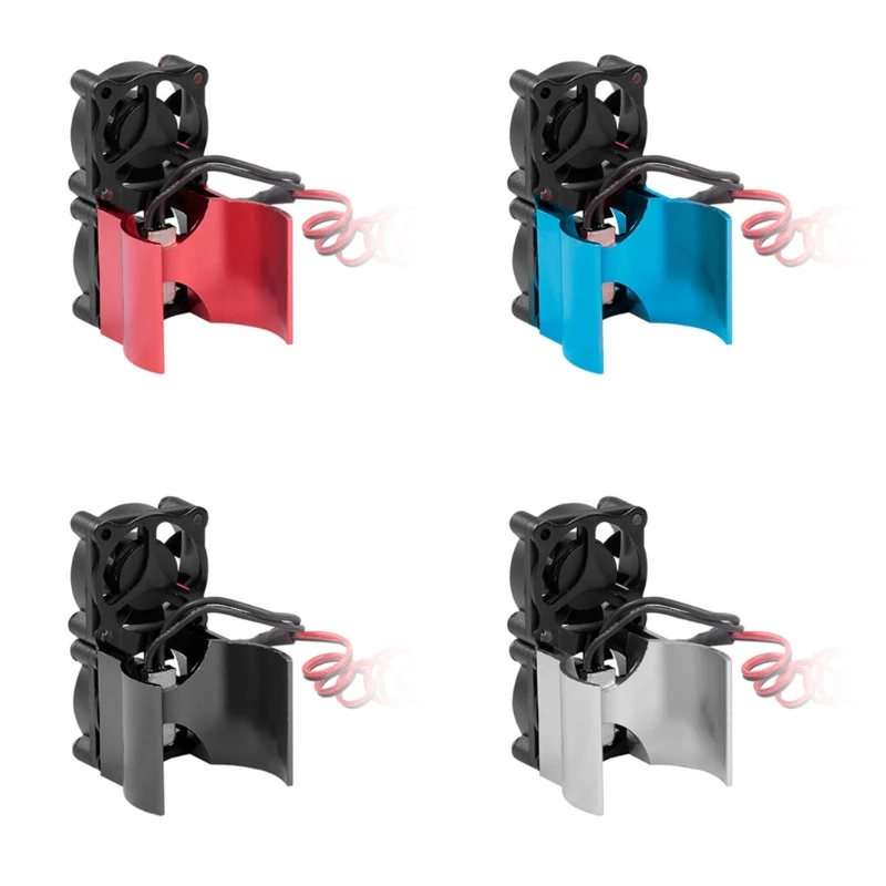 

Brushless Motor Heatsink Twin Cooling Fan for 540 550 Heat Sink Cover RC Parts 87HD