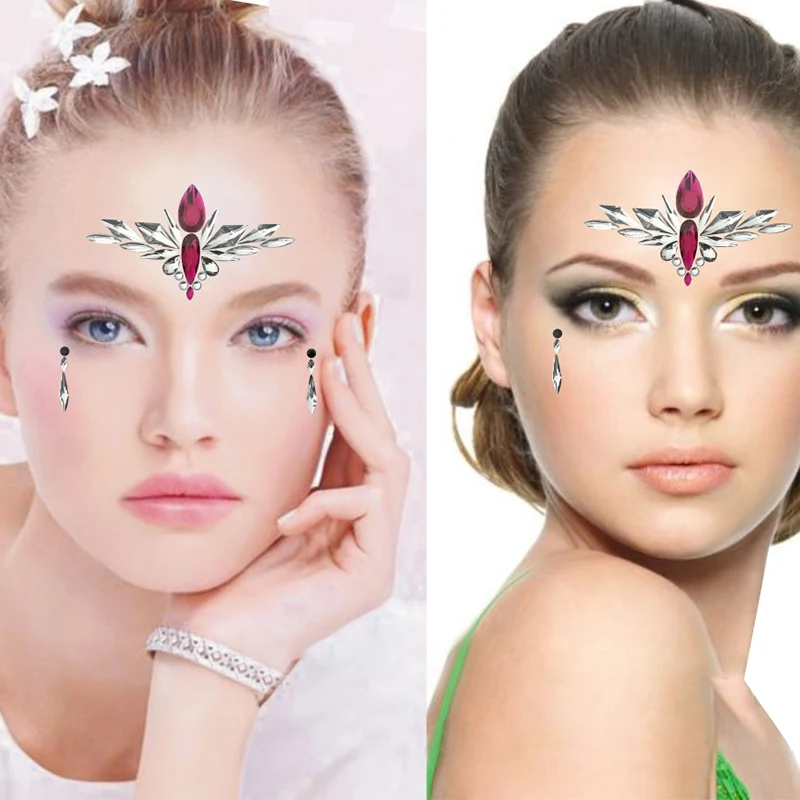 Клейкие драгоценные камни стразы Временные татуировки драгоценности музыка