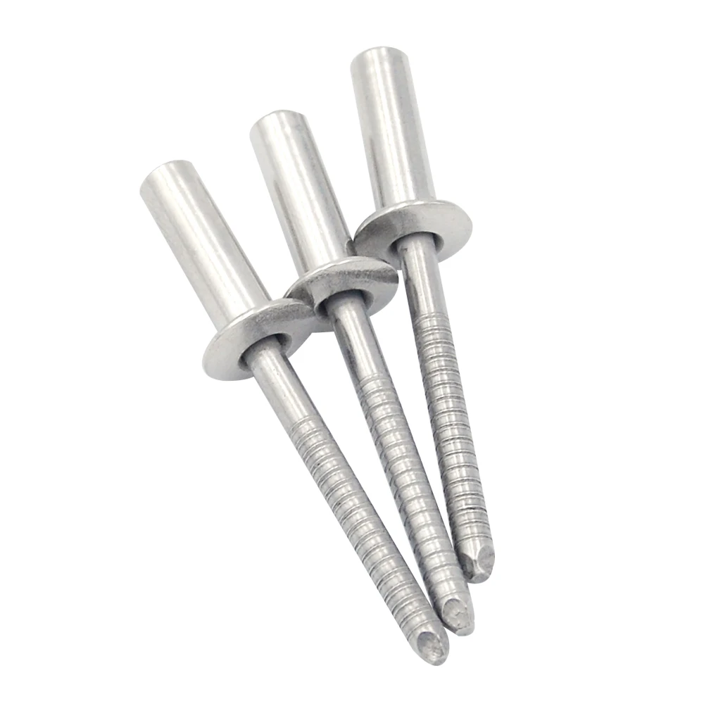 DIN 15973 100 шт. M3.2/M4/M4.8/M6.4 заклепки из нержавеющей стали с круглой головкой закрытые