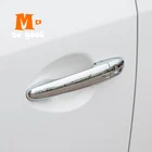 2015 2016 2017 для LHD Mazda 2 Demio DL Sedan DJ хэтчбек ABS хромированная крышка боковой дверной ручки накладка верхняя отделка молдинговое украшение