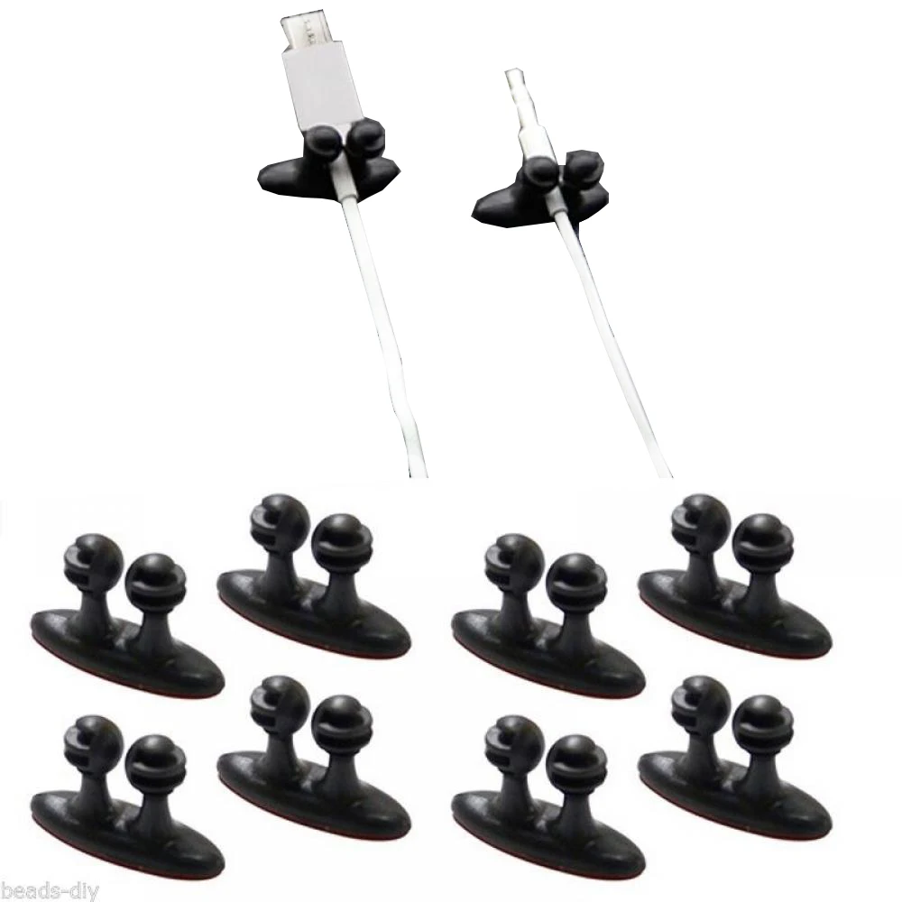 8 шт. автомобильный провод держатель кабеля многофункциональный зажим для