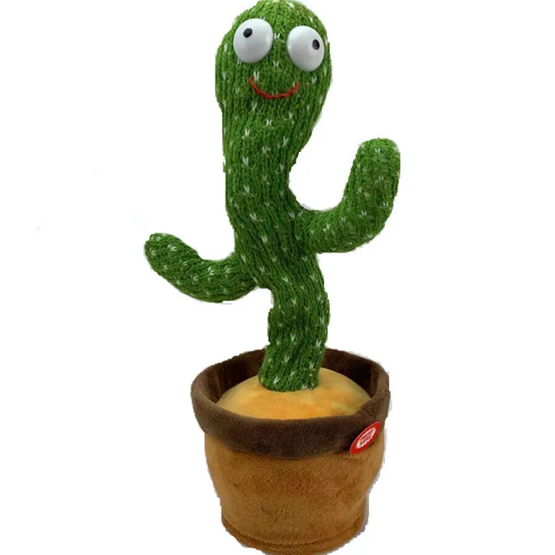 Танцевальный Автомобиль С КАКТУСОМ на батарейках украшение для приборной панели