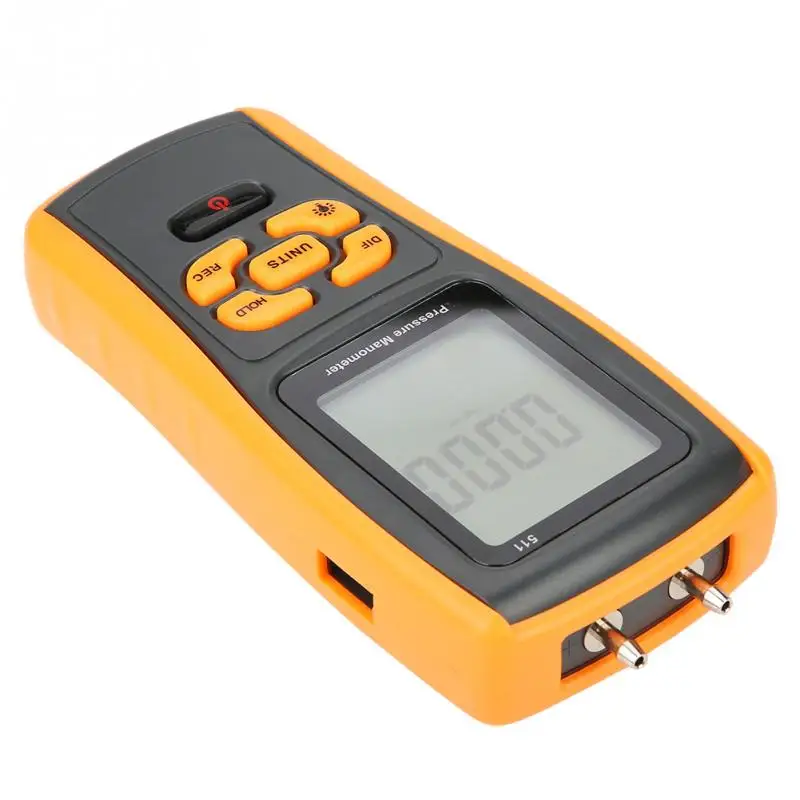 GM511 цифровой мамометр 10 кПа USB дифференциальный манометр Манометр тестер Prrssure
