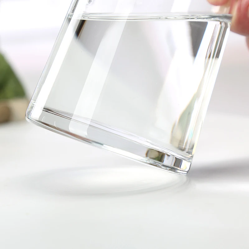 

Ins style colorful simple glass household Nordic whiskey glass transparent drink juice water cup glass water bottle