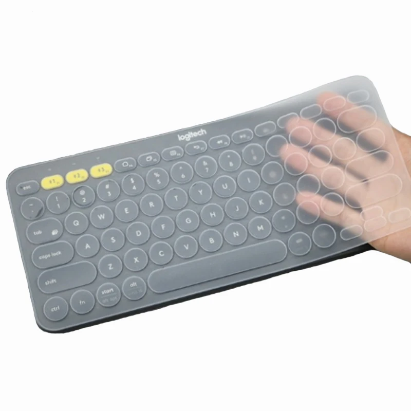 Чехол для клавиатуры K380 Logitech Logi Wirel беспроводная клавиатура прозрачный защитный