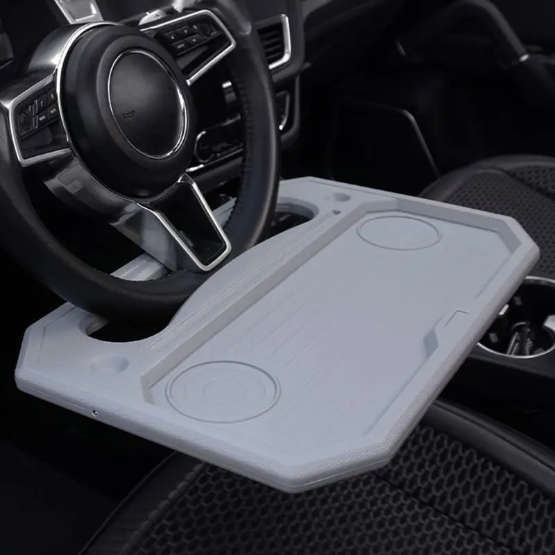 

Car Travel Table Auto Steering Wheel Desk Laptop Tablet for iPad or Notebook Both sides for eating drinking taking notes