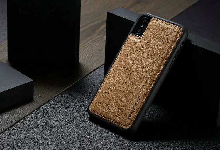 WHATIF для IPhone 8 7 6S Plus X чехол мягкий ТПУ крафт кожаный чехол s для Iphone 11 11Pro X XS Max XR защитный чехол