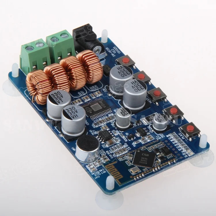 Высококачественный TDA7492 2x50W беспроводной Bluetooth 4 0 Плата усилителя двухканальная с