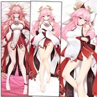 Наволочка Genshin Impact Dakimakura Yae Miko Guuji Yae, наволочка Genshin для косплея, обнимания тела, подушки Otaku Pilow