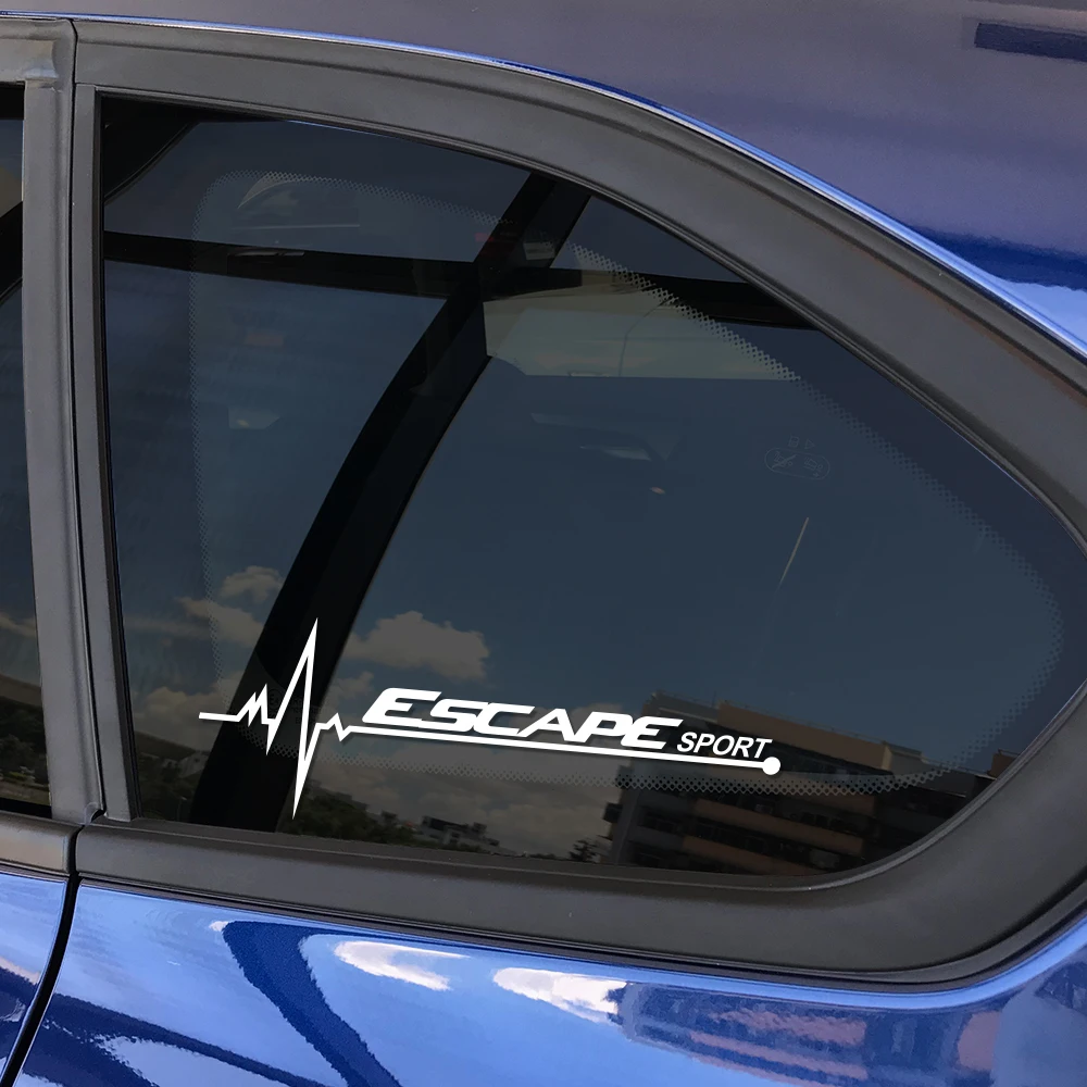 Наклейки на боковые окна автомобиля 2 шт. для Ford Fiesta Mondeo Fusion Explorer Escape Shelby Edge Ecosport Kuga