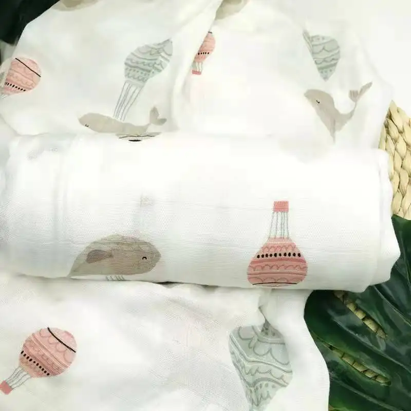 

100% bamboo fiber muslin baby blanket swaddle wrap for newborn blankets babies bath towel very soft Multi-use big diaper bedding