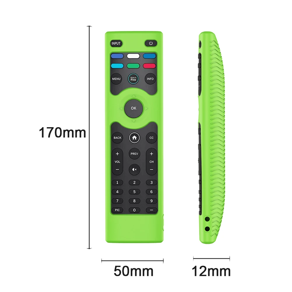 Half-Cover Remote Control Case Shockproof Silicone Protective Cover Anti-Slip Shell Accessories for VIZIO XRT140 Smart TV | Электроника