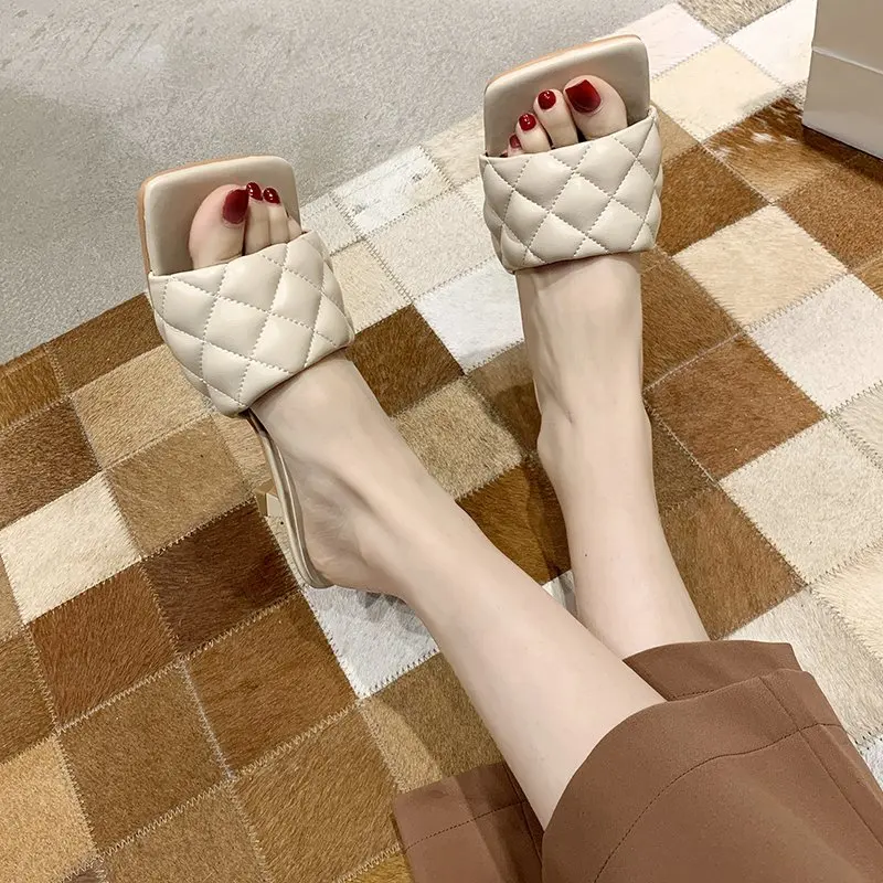 Сандалии женские на высоком каблуке шпильке износостойкие Босоножки с открытым