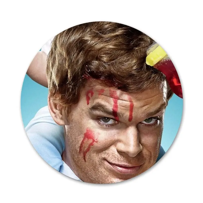 Значки для ТВ-шоу Декстер Морган Металлические фотографий | Дом и сад