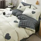 Прямая поставка, простой комплект постельного белья в скандинавском стиле, постельное белье, Комплект постельного белья для односпальной и двуспальной кровати, размеры s, King, комплекты постельного белья для взрослых