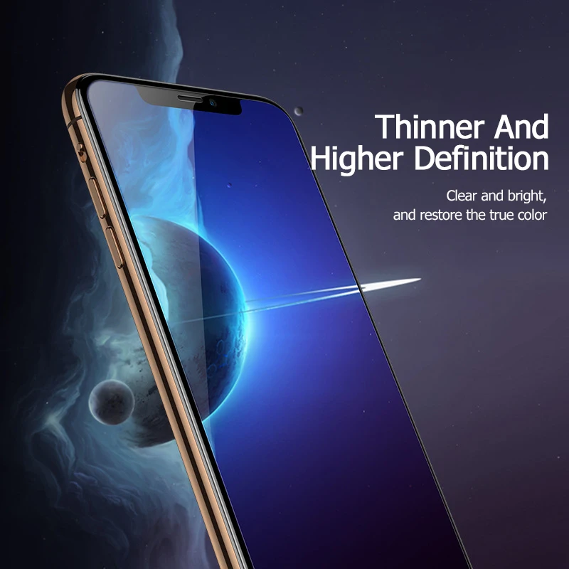 Benks защитное стекло с закругленными краями для IPhone 11 Pro Max защита экрана Анти-шок защита экрана закаленное стекло