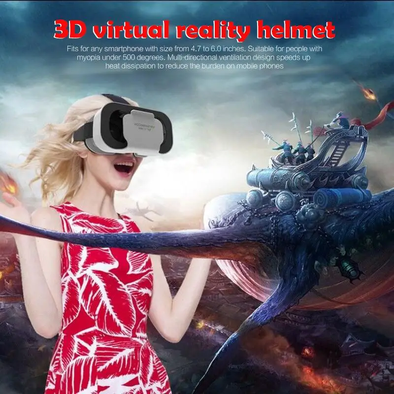 Дропшиппинг VR Shinecon G05A шлем 3D очки Виртуальная реальность для iPhone Android смартфон очки шлем Лен игровой люнет