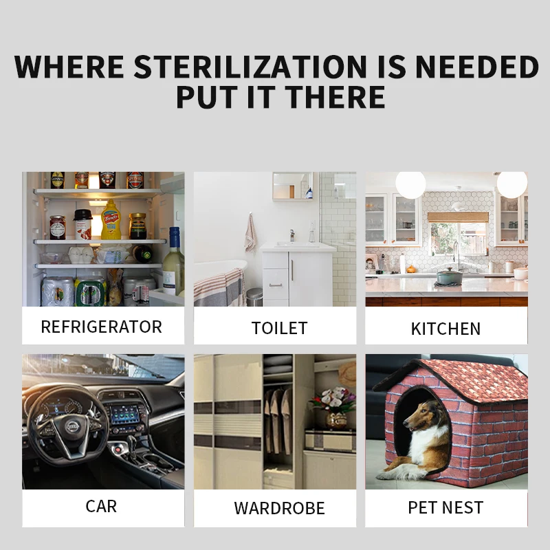 

Z30 Ozone Sterilizer Generator Car Air Purifier Disinfect Deaerator Sterilization Deodorizer for Fridge Pet Toilet Formaldehyde