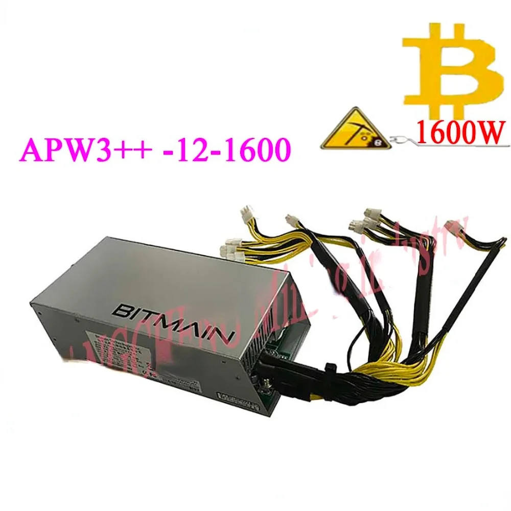ETH BTC KUANGCHENG-источник питания BITMAIN APW3 ++ для one s9 o L3 + D3 Antminer 1600W S9/S7/S5/S4/S4 12V |