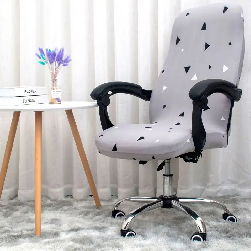 Растягивающийся чехол для вращающегося кресла кресло работы мягкий вращающийся