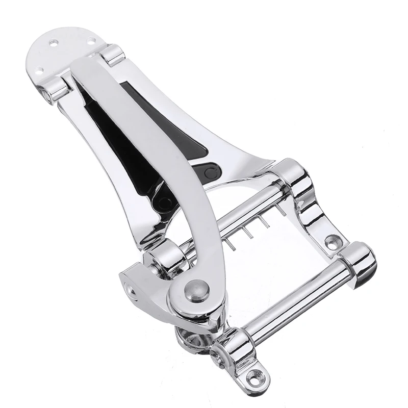 silber chrom tremolo vibrato saitenhalter brücke ersatz elektrische gitarre teile hollow body gitarre musical instrumente teile free global shipp