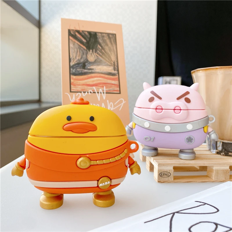 Чехол для наушников Airpods Pro чехол Silica Crayon Shin Chan Anime Apple Air Pods 2 Earpods защитный GK |