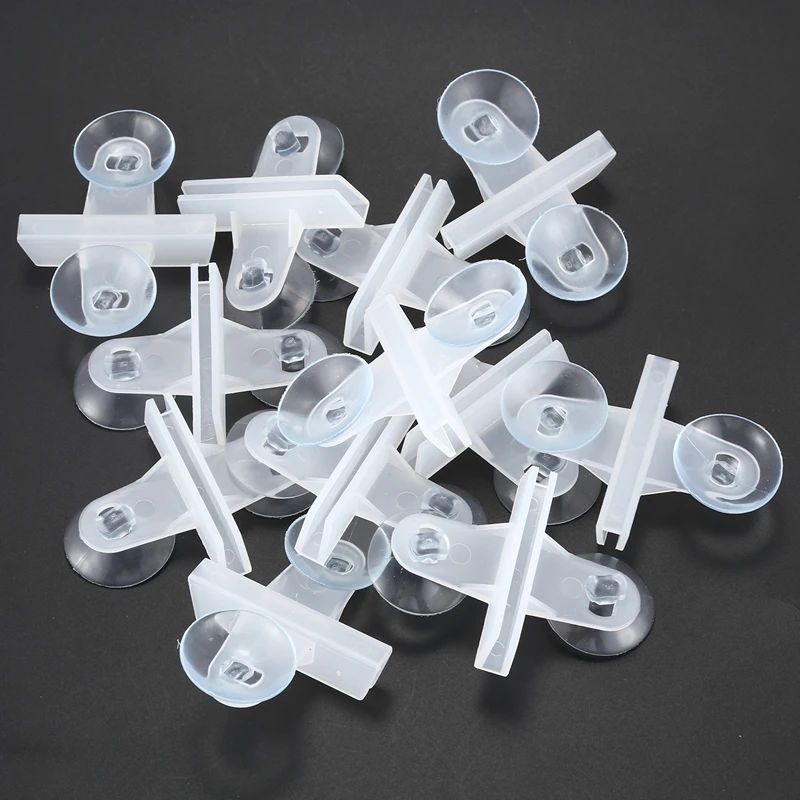 Пластиковый аквариум 5 мм Стеклянная присоска разделитель лист держатель зажим 12