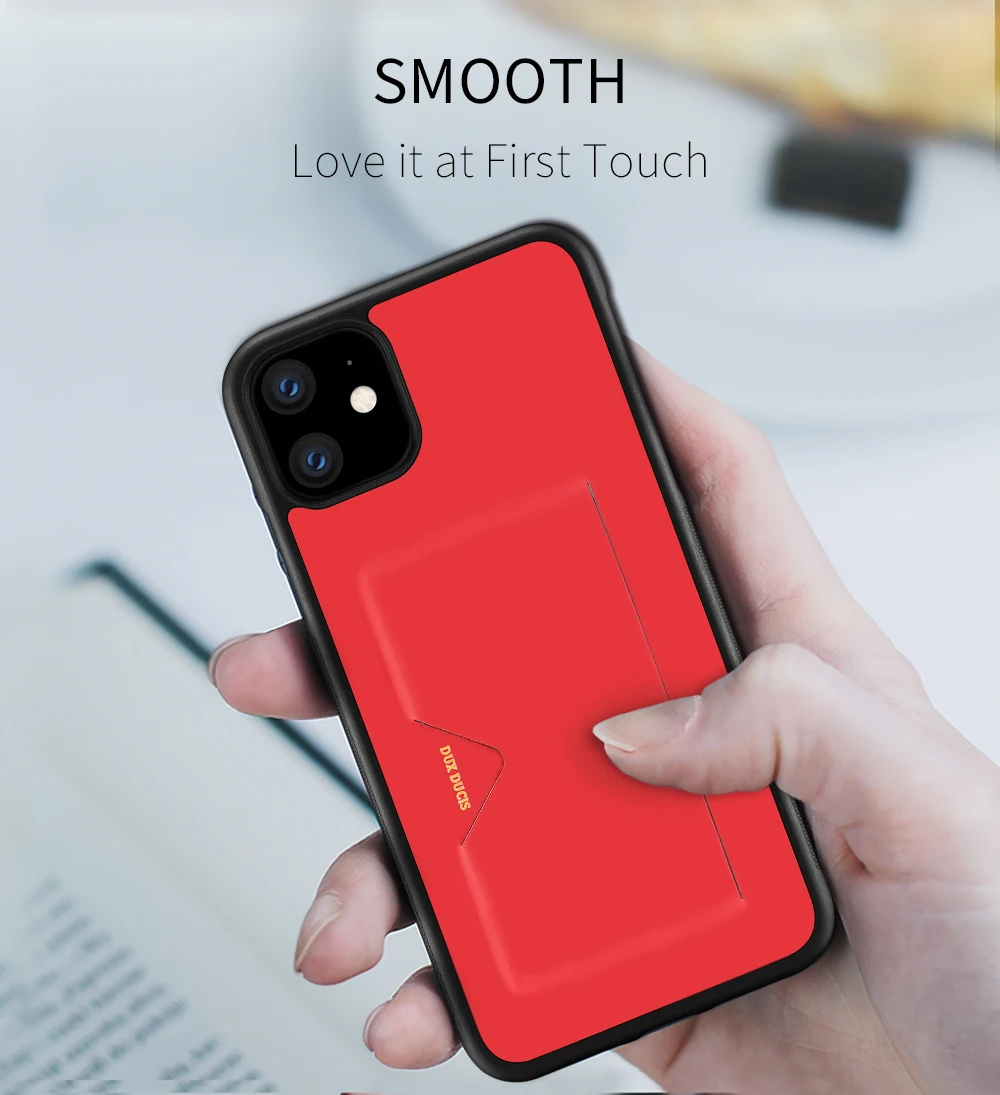 PU кожаный чехол для карты для iPhone 11 Чехол Слот для кредитных карт задняя крышка для iPhone 11 чехол 6,1 дюймов противоударные Чехлы для телефона