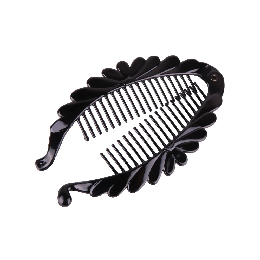 

Hair Claws Clip Fish Shape Banana Barrettes Black Hairpins Hair Accessories For Women Hair Clip Clamp ACC78