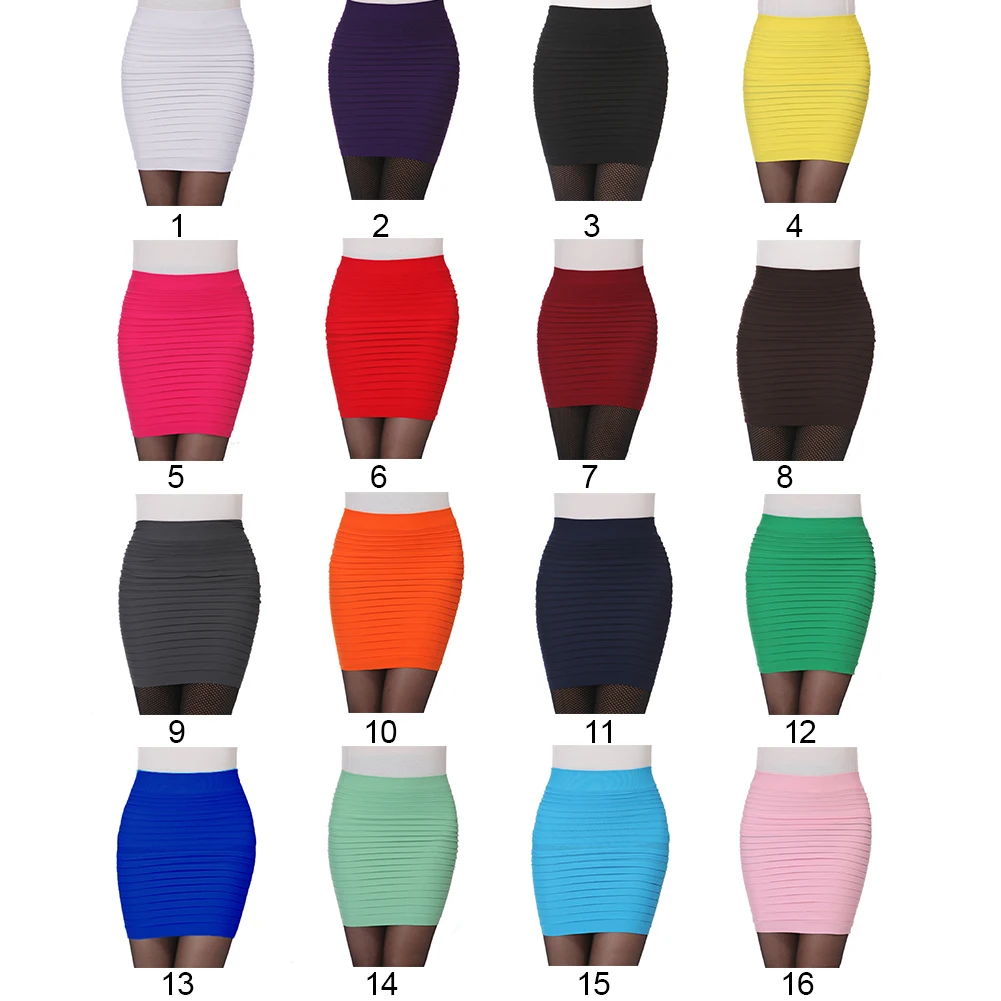 Мини юбки карандаши в упаковке женская офисная юбка OL с высокой талией