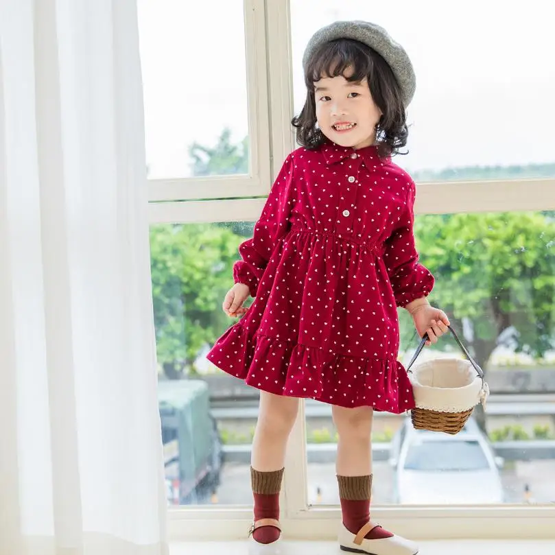 Платья для малышей Осенняя Модная одежда платье крещения на день рождения 1 2 3 лет