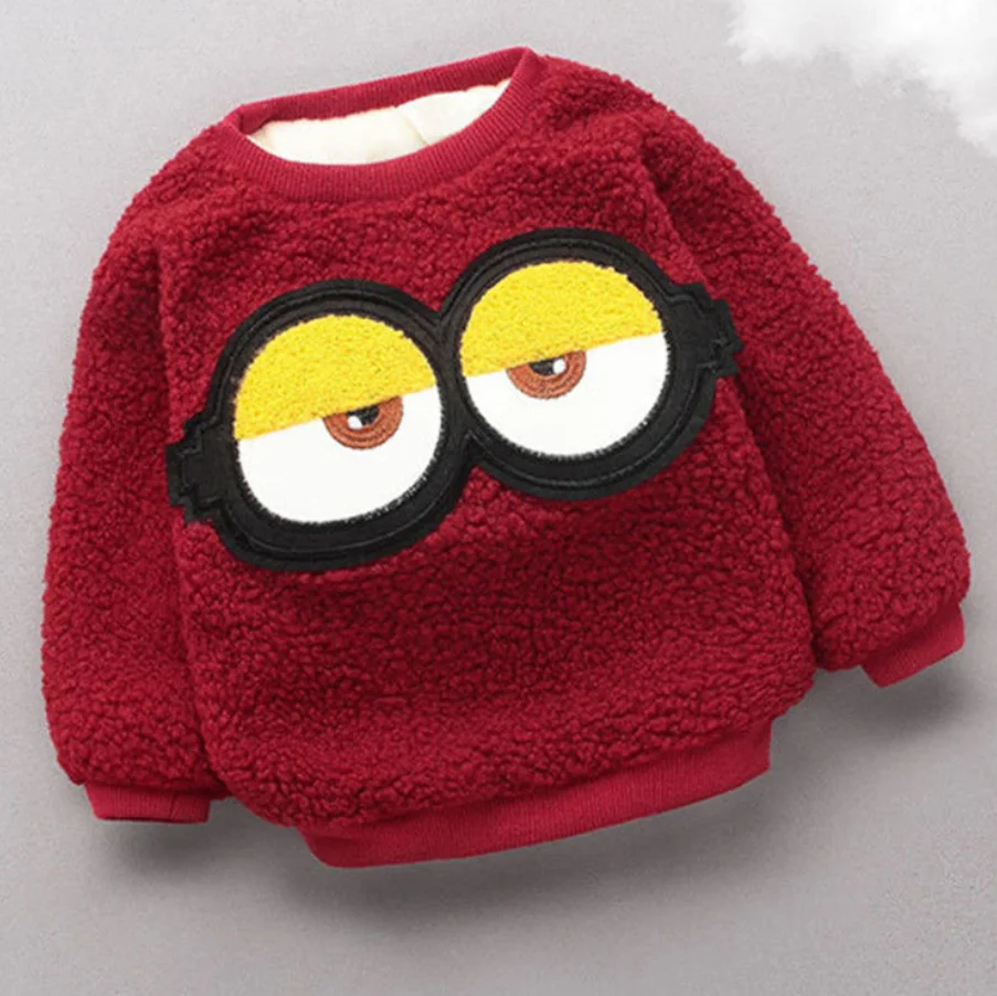 CUTEMOON Baby Sweaters Girl Boy Autumn Winter Warm Cartoon Fashion Thick Casual Velvet Costume Kids Christmas Clothes |
