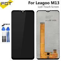 6 1 black for leagoo m13 lcd displaytouch screen digitizer assembly repair partstools for m13 lcd screen