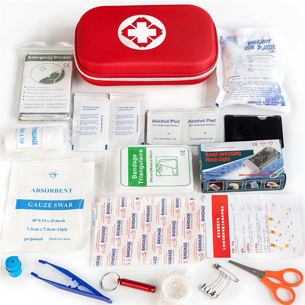 

Multi-tool Portable Mini Outdoor Emergency Survival First aid kit Bandage First Aid Tools 44/39/120/18/102/234/46/29 PCS