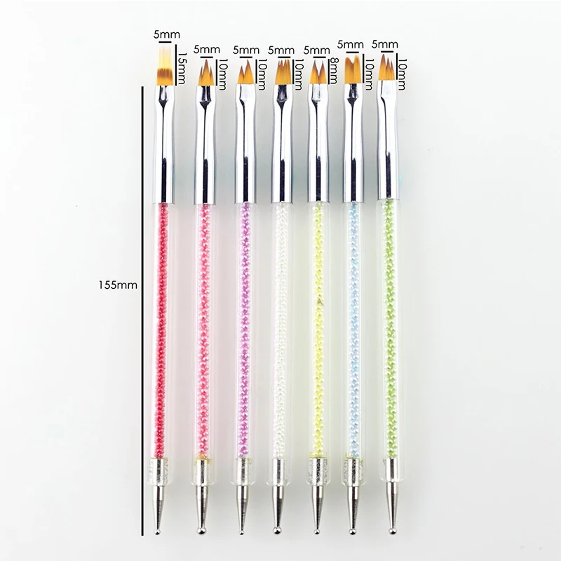 Кисти для рисования акриловыми цветами 7 шт./компл.|Кисти ногтей| |